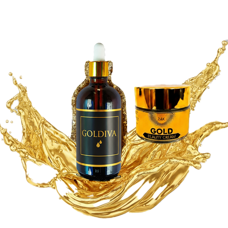 Altın Yüz Bakım Seti - Altın Suyu 100ML(360ppm) - Altın Krem %100 Doğal