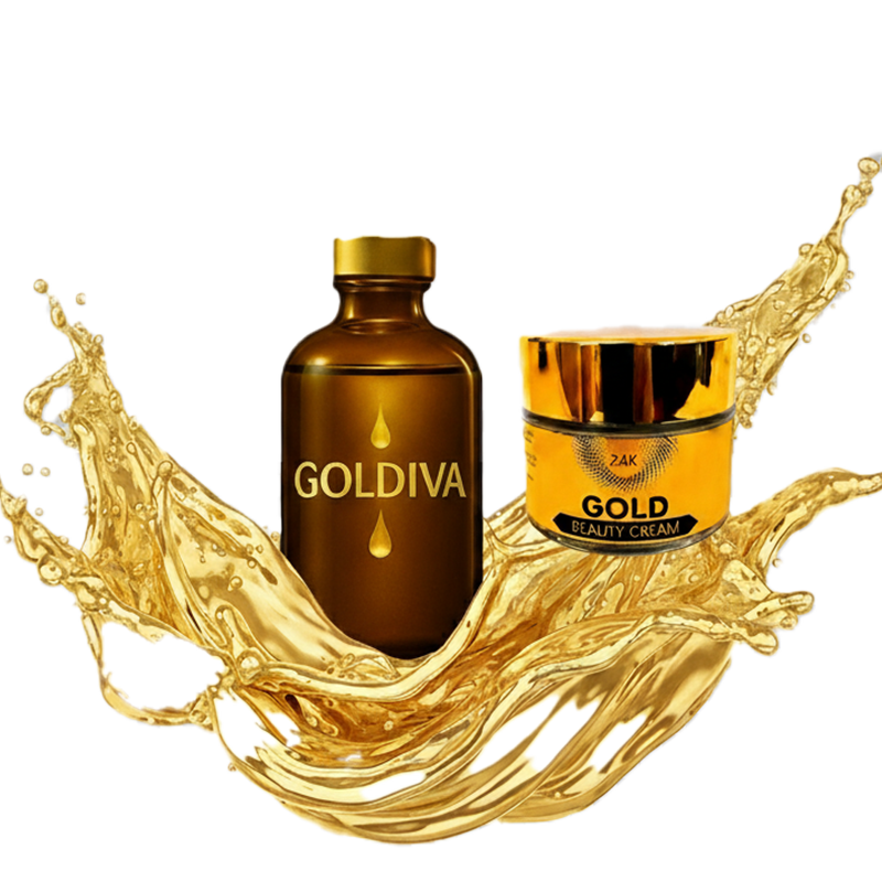 Altın Yüz Bakım Seti - Altın Suyu 500ML(360ppm) - Altın Krem %100 Doğal